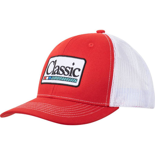 Classic Rope Kids Cap with Embroidered Patch Logo HATS - BASEBALL CAPS Classic Equine Red/White