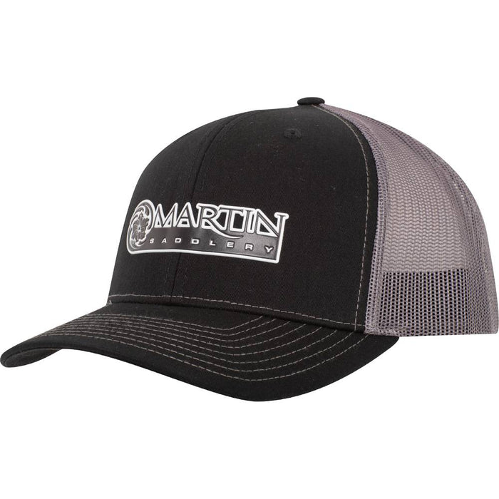 Martin Saddlery Caps with Etched Logo HATS - BASEBALL CAPS Martin Saddlery Black/Charcoal