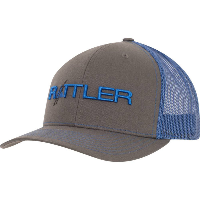 Rattler Rope Cap with Embroidered Logo HATS - BASEBALL CAPS Rattler Charcoal/Royal