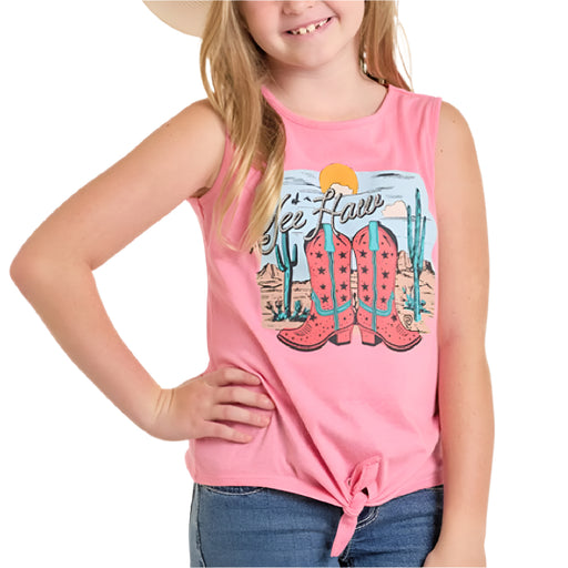 Rock & Roll Denim Girl's Graphic Tank Top KIDS - Girls - Clothing - Tops - Sleeveless Tops Panhandle