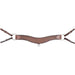 Martin Saddlery 4" Chocolate Quilted Stamp Steer Roper Breast Collar Tack - Breast Collars Martin Saddlery