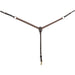 Martin Saddlery Silver Dots Chocolate Breast Collar Tack - Breast Collars Martin Saddlery