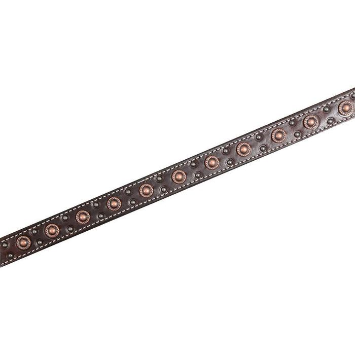 Martin Saddlery Rope Edge Dots Breast Collar Tack - Breast Collars Martin Saddlery