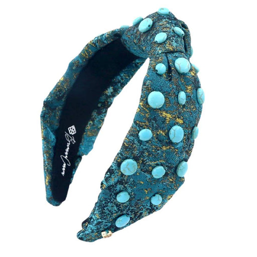 Turquoise Gold Headband w/Turquoise Stones WOMEN - Accessories - Hair Accessories Brianna Cannon