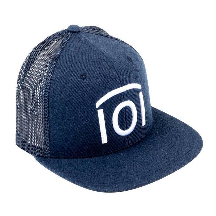 🎁 101 Ranch Logo Flatbill Cap - Solid Navy (100% off) Teskey's