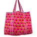 Quilted Tote - Hot Pink Floral WOMEN - Accessories - Handbags - Tote Bags Bhawana Handicrafts