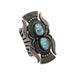 Curtis Pete Blue Moon Spider Turquoise Ring WOMEN - Accessories - Jewelry - Rings Manitou Gallery Historic