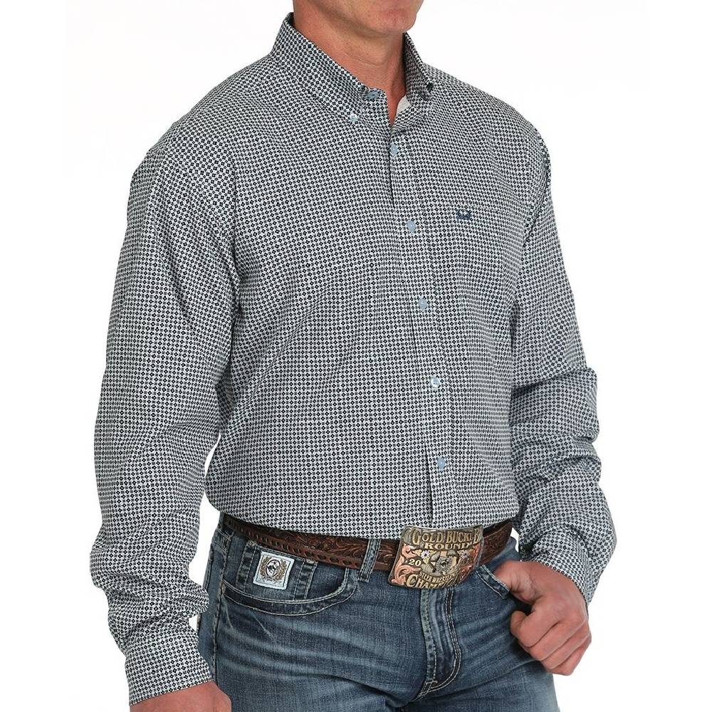 Cinch Men's Arenaflex Geo Print Button Down Shirt MEN - Clothing - Shirts - Long Sleeve Cinch