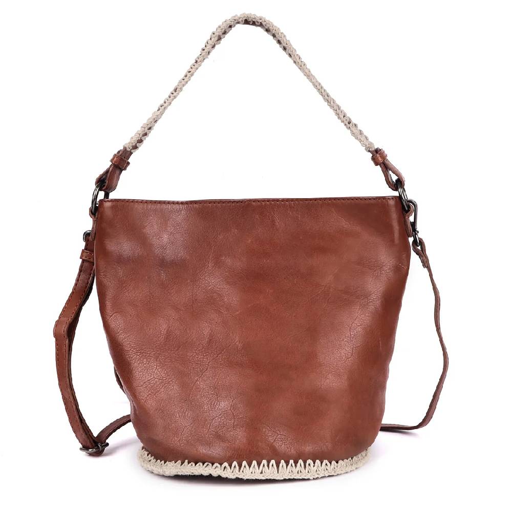 Patsy Leather Crossbody Bag - Almond WOMEN - Accessories - Handbags - Crossbody bags Latico Leathers