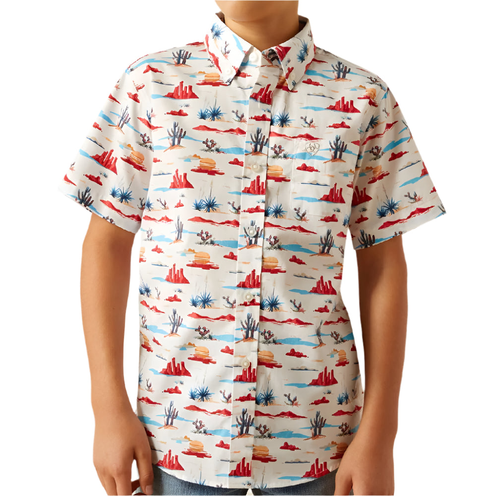 Ariat Boy's Button Down Western Shirt KIDS - Boys - Clothing - Shirts - Short Sleeve Shirts Ariat Clothing