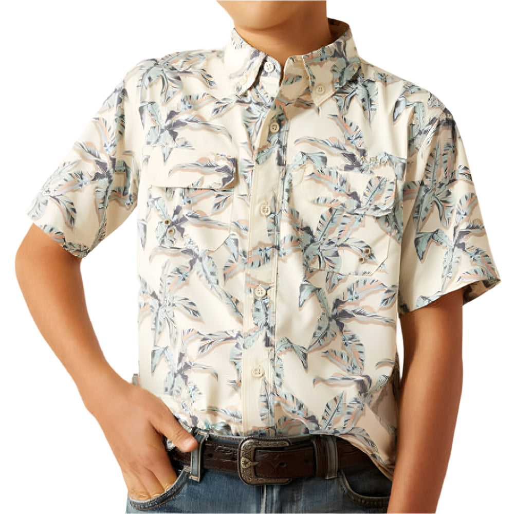 Ariat Boy's VentTek Button Down Shirt KIDS - Boys - Clothing - Shirts - Short Sleeve Shirts Ariat Clothing