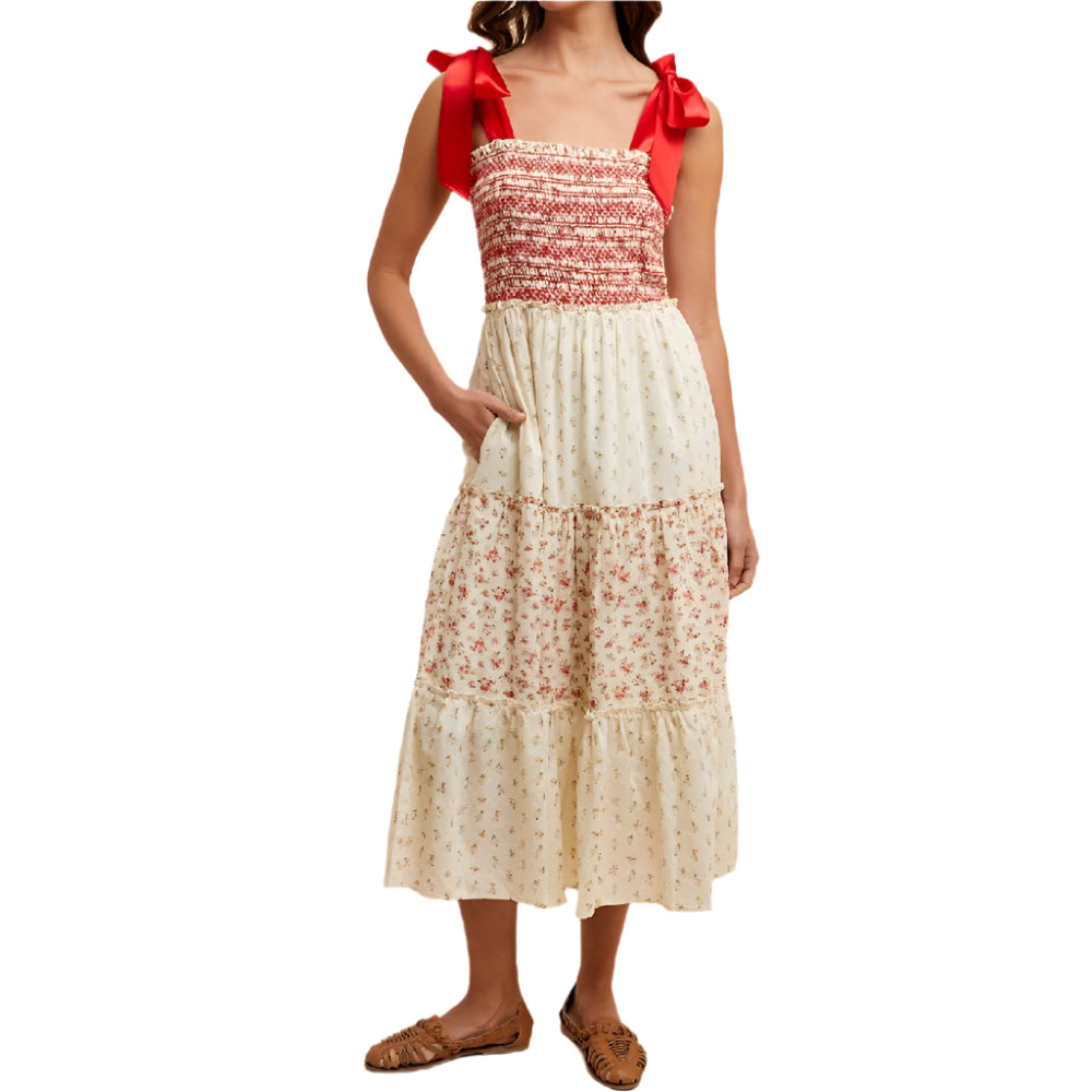 Floral Midi Sun Dress WOMEN - Clothing - Dresses Anniewear