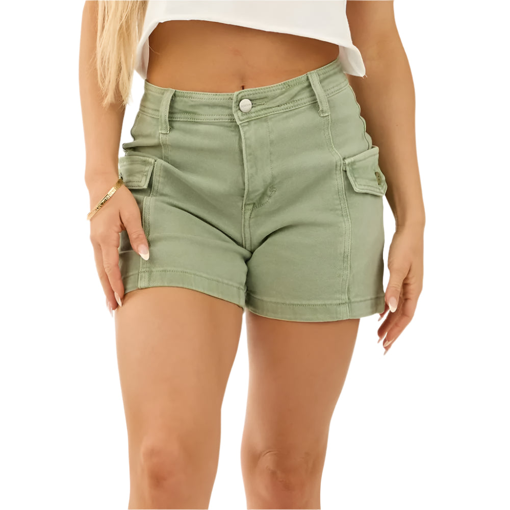 Risen High Rise Cargo Shorts WOMEN - Clothing - Shorts Risen Jeans