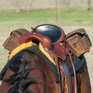 Cashel Medium Leather Rear Saddle Bag