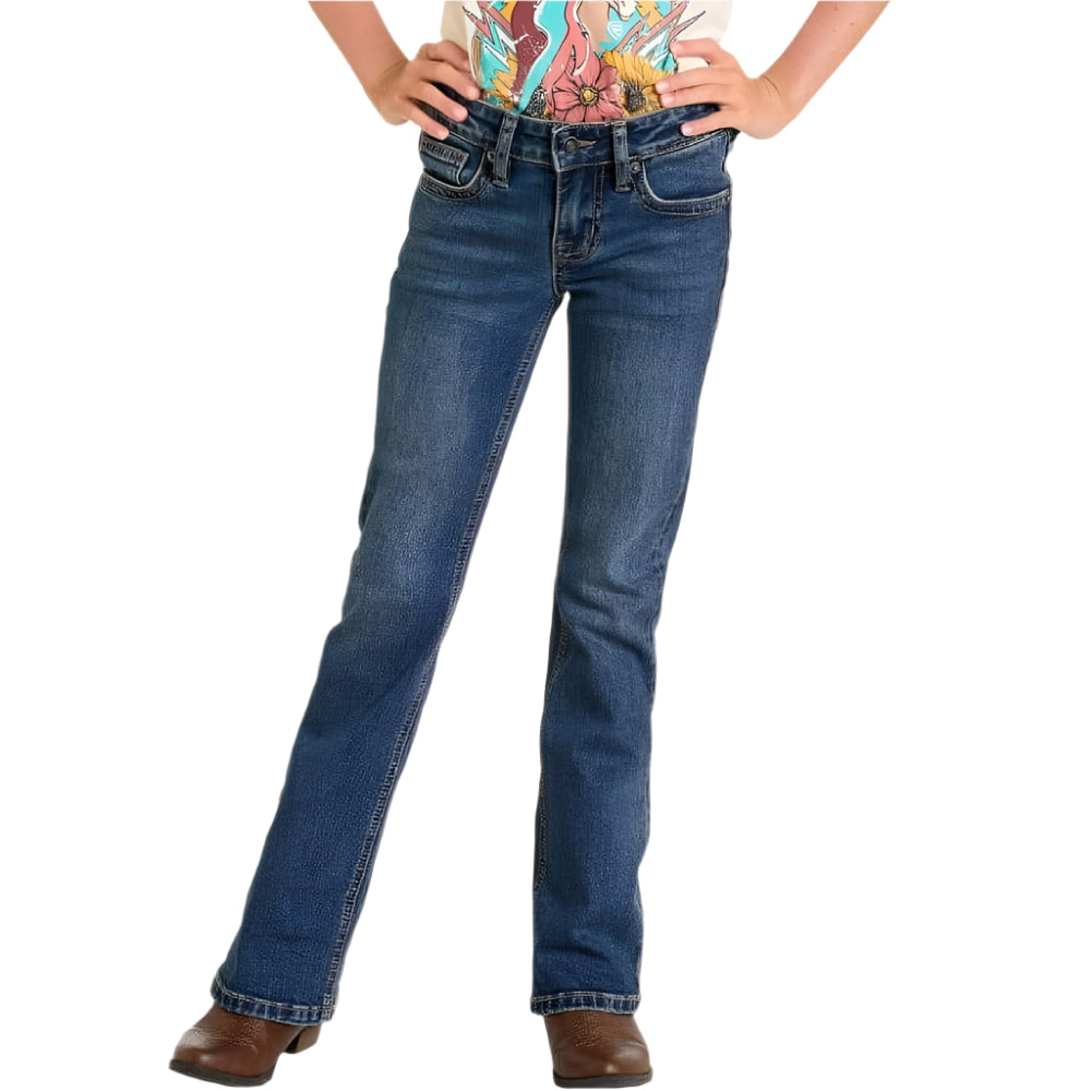 Rock & Roll Denim Girl's Boot Cut Jean KIDS - Girls - Clothing - Jeans Panhandle