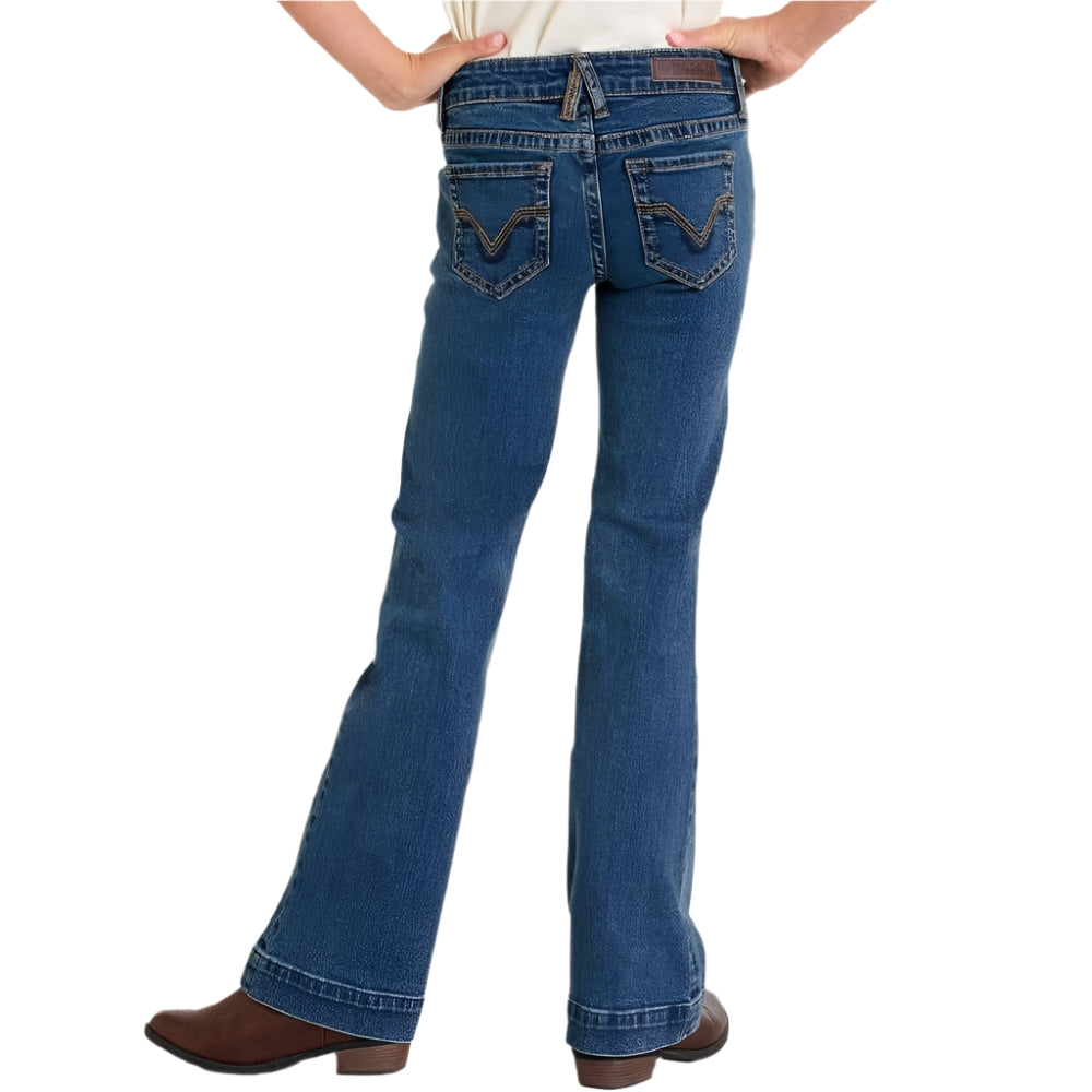 Rock & Roll Denim Girl's Signature Embroidered Trouser KIDS - Girls - Clothing - Jeans Panhandle
