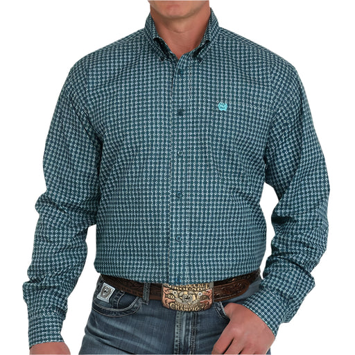 Cinch Men's Geo Print Button Down Western Shirt MEN - Clothing - Shirts - Long Sleeve Cinch