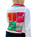 Stacy Bradley White Denim Pink/Teal Horse Jacket WOMEN - Clothing - Outerwear - Jackets Stacy Bradley Design