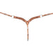 Cashel 2-1/4" Antique Leaf Breast Collar Tack - Breast Collars Cashel