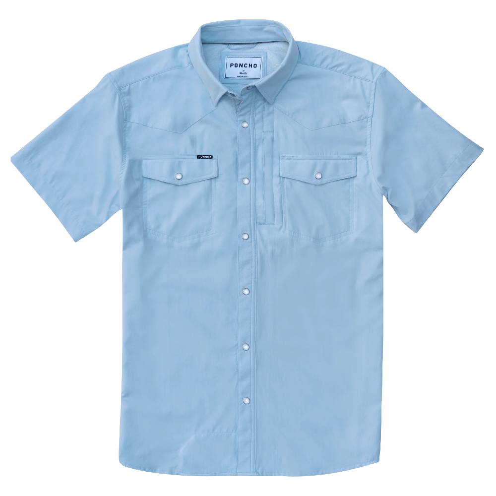 Poncho The Pedernales Western Shirt MEN - Clothing - Shirts - Short Sleeve Poncho Outdoors