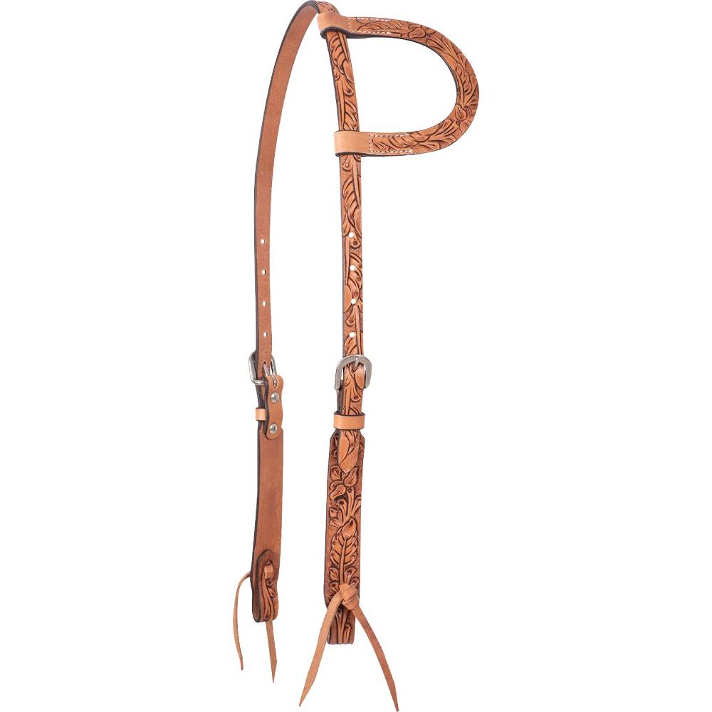 Cashel Antique Leaf One Ear Headstall Tack - Headstalls Cashel