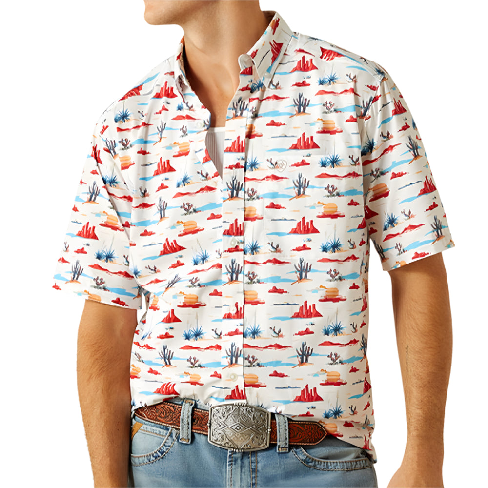 Ariat Men's Scout Classic Fit Button Down Shirt MEN - Clothing - Shirts - Short Sleeve Ariat Clothing