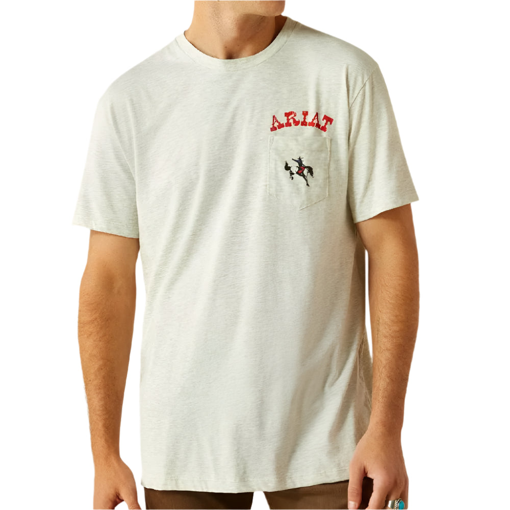 Ariat Men's Bronc Pocket Tee MEN - Clothing - Shirts - Short Sleeve Ariat Clothing