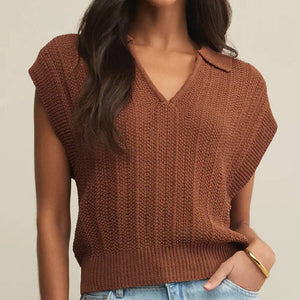 Lauden Polo Top WOMEN - Clothing - Tops - Short Sleeved Z Supply