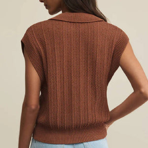 Lauden Polo Top WOMEN - Clothing - Tops - Short Sleeved Z Supply