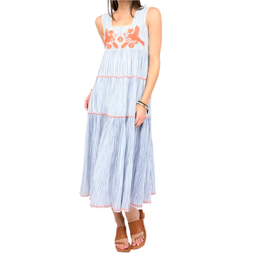 Sister Mary Rosa Blue Stripe Dress WOMEN - Clothing - Dresses Sister Mary