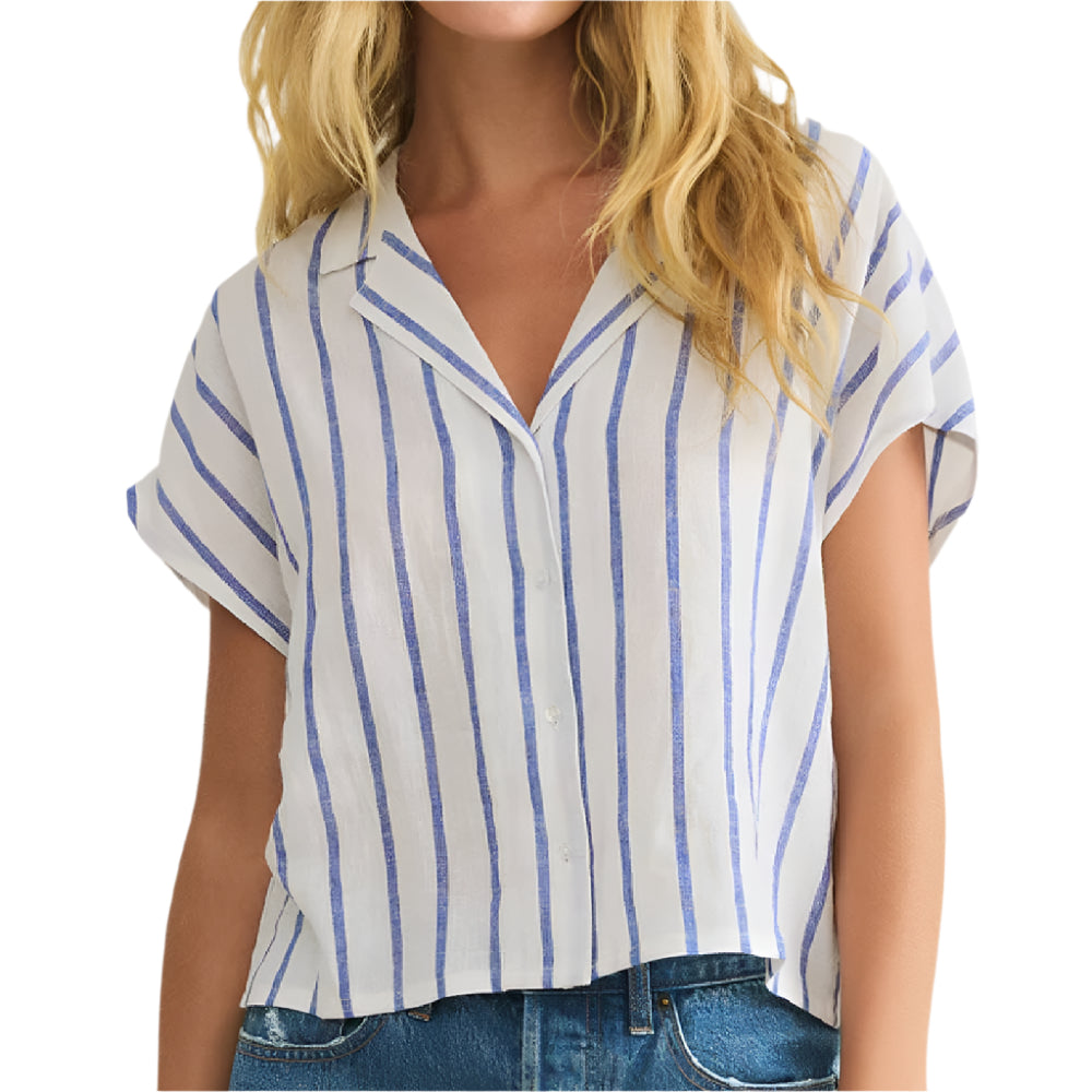 Parallel Button Down Top WOMEN - Clothing - Tops - Short Sleeved Z Supply