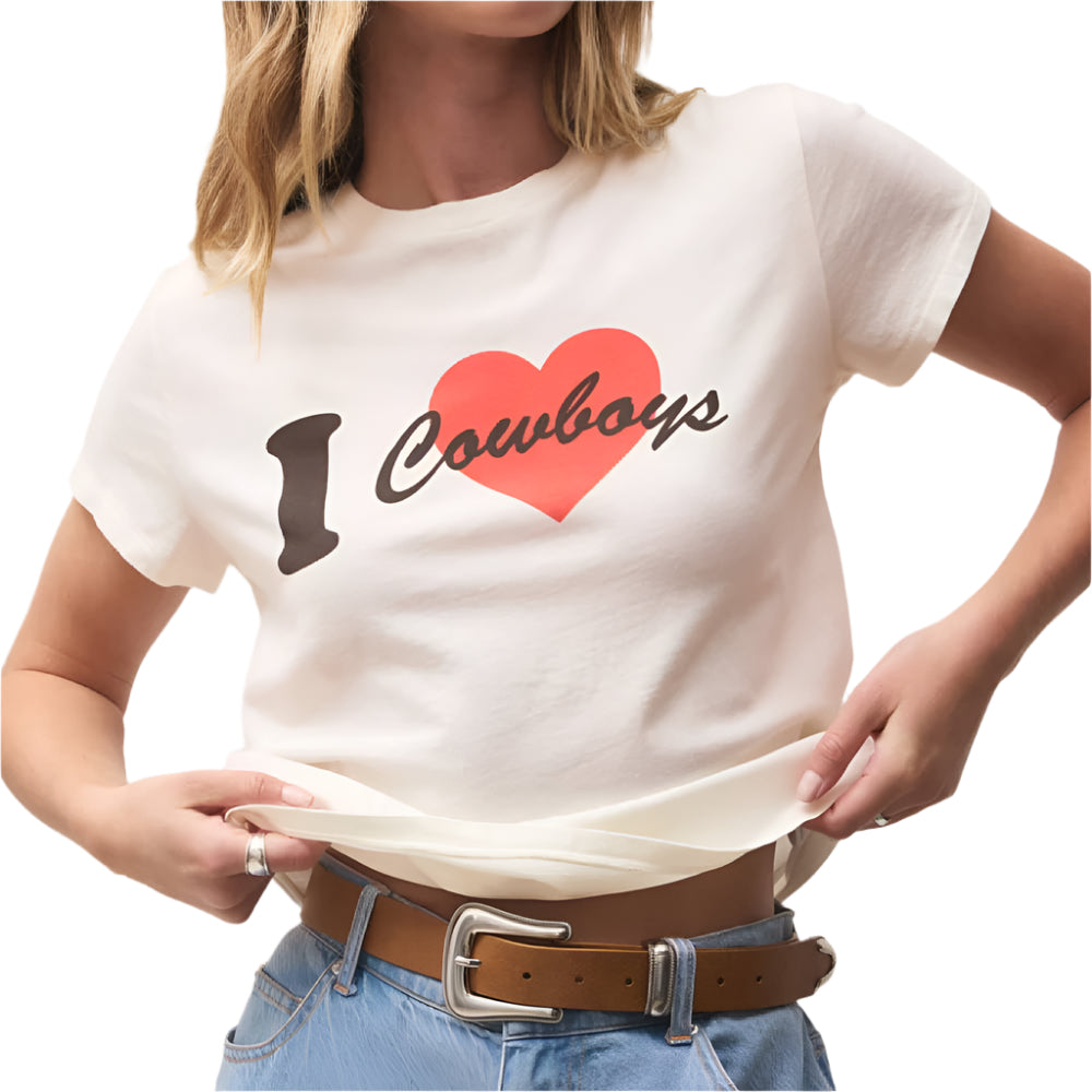 Cowboys Tourist Tee WOMEN - Clothing - Tops - Short Sleeved Z Supply