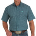 Cinch Men's Geo Print Button Down Shirt MEN - Clothing - Shirts - Short Sleeve Cinch