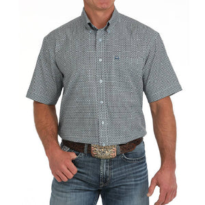 Cinch Men's Arenaflex Geo Print Button Down Shirt MEN - Clothing - Shirts - Short Sleeve Cinch