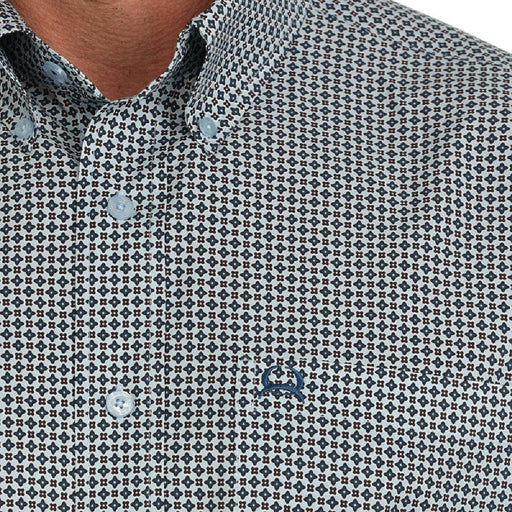 Cinch Men's Arenaflex Geo Print Button Down Shirt MEN - Clothing - Shirts - Short Sleeve Cinch