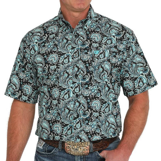 Cinch Men's Paisley Button Down Shirt MEN - Clothing - Shirts - Short Sleeve Cinch