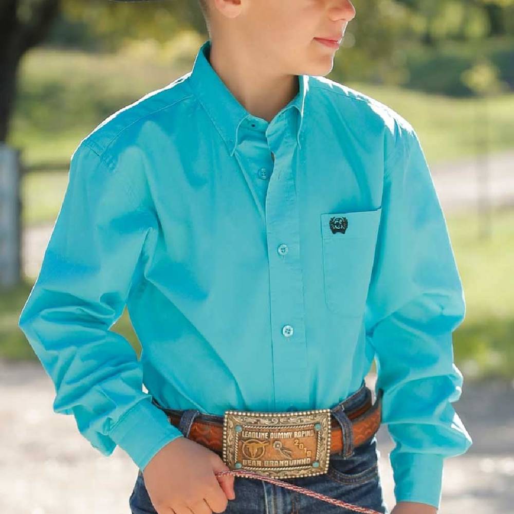 Cinch Boys Button Down Shirt KIDS - Boys - Clothing - Shirts - Long Sleeve Shirts Cinch