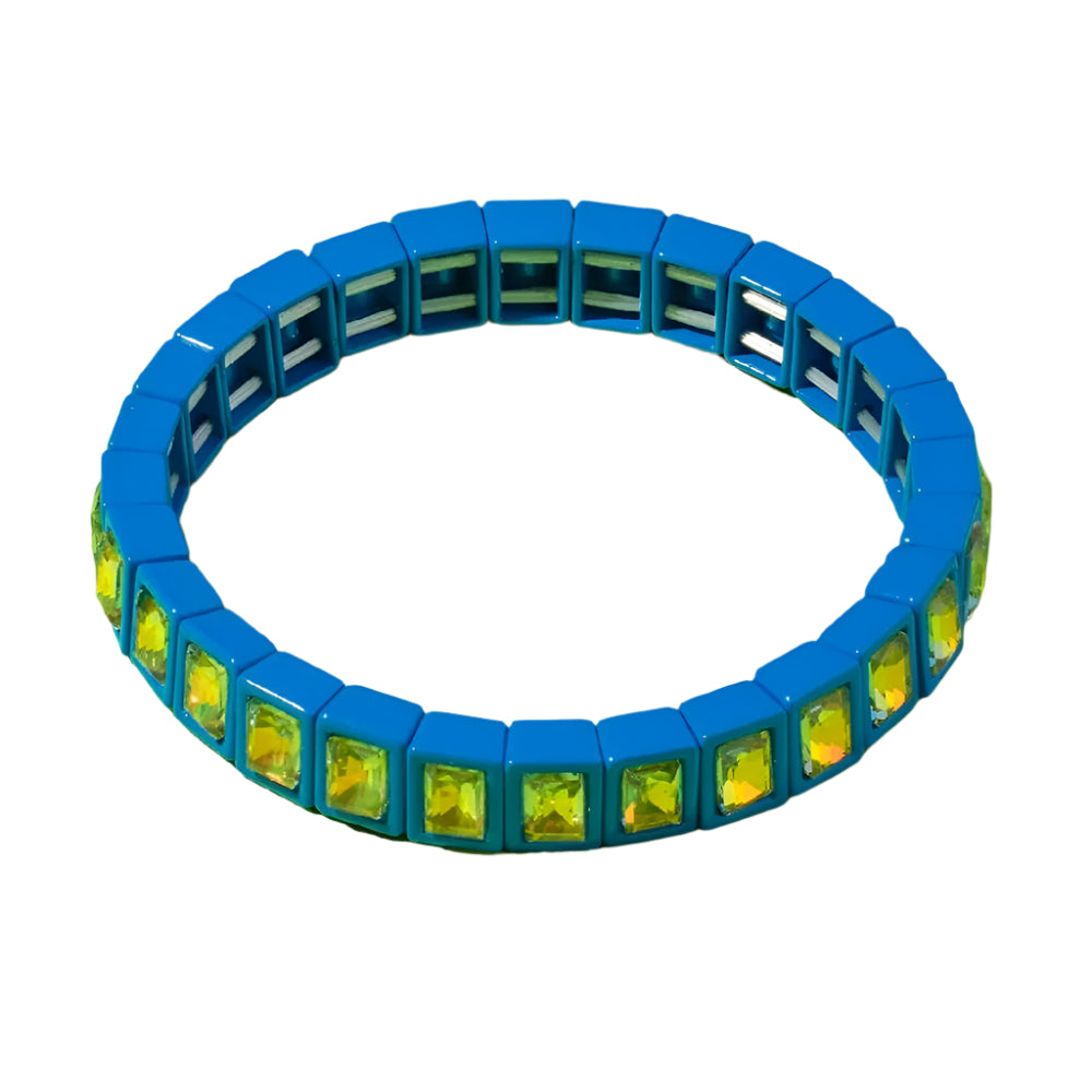 Penelope Stretch Bracelet - Blue