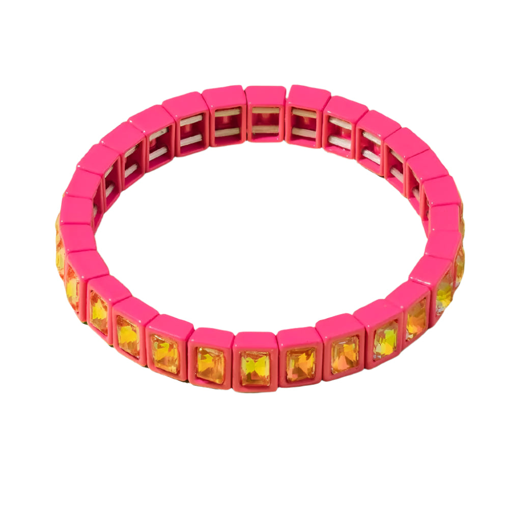 Penelope Stretch Bracelet - Pink