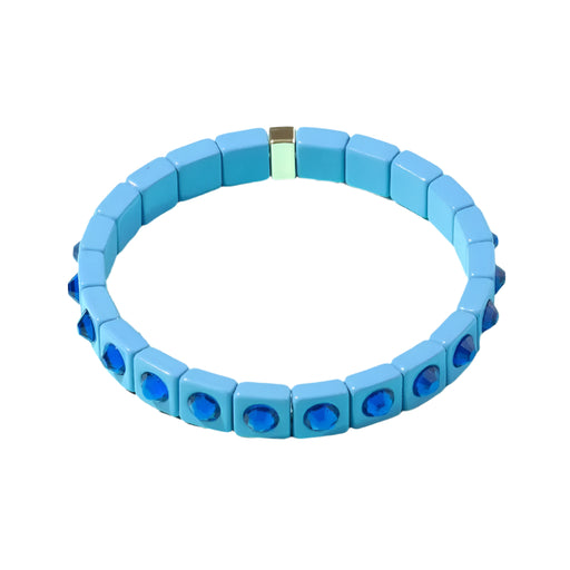 Maeve Stretch Bracelet - French Blue WOMEN - Accessories - Jewelry - Bracelets Taylor Elliott Designs