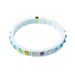 Maeve Stretch Bracelet - White w/Multicolor Stones WOMEN - Accessories - Jewelry - Bracelets Taylor Elliott Designs