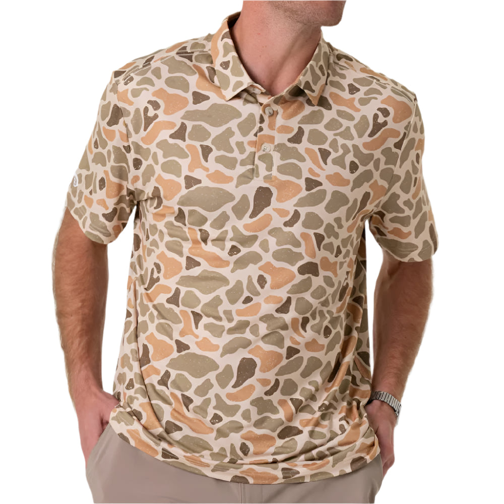 Burlebo Performance Polo Shirt - Venado Camo MEN - Clothing - Shirts - Short Sleeve Burlebo