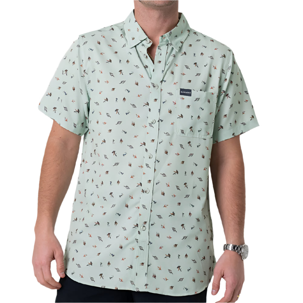 Burlebo Performance Button Up Shirt - Tying Flies MEN - Clothing - Shirts - Short Sleeve Burlebo