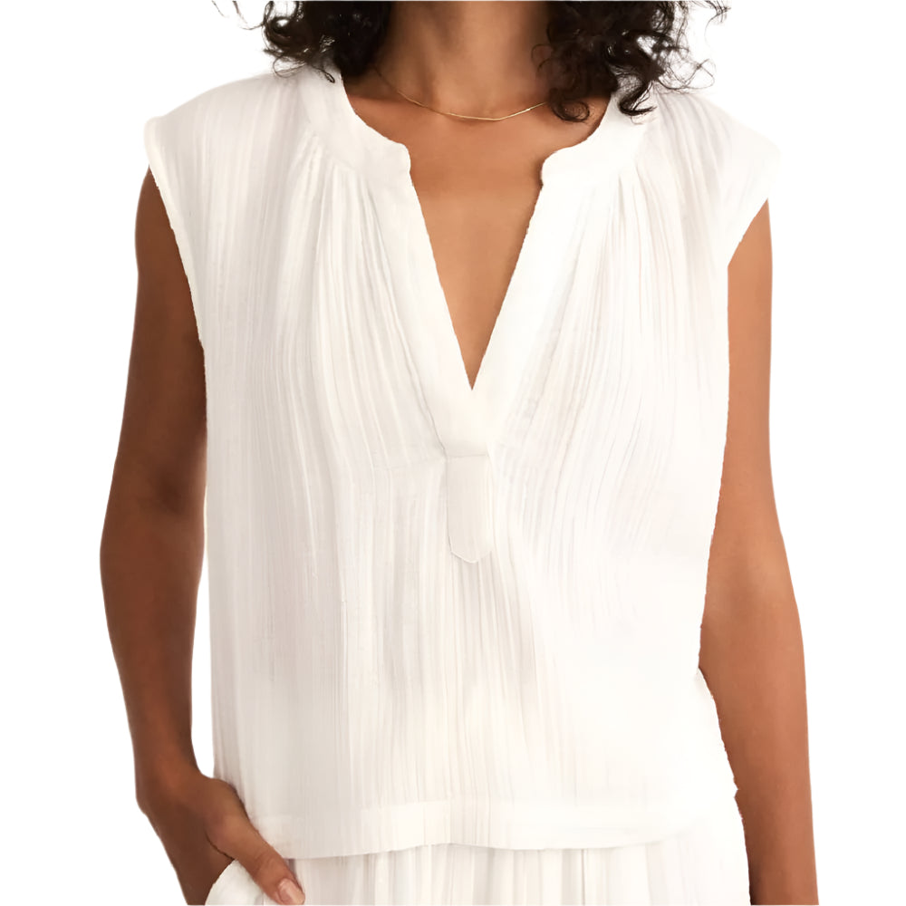 Cliffside V-Neck Airy Top