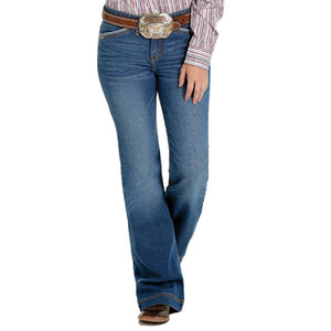 Cinch Women's Lynden Mid Rise Trouser Jean- FINAL SALE *Size 30S