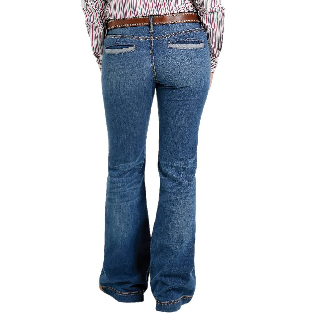 Cinch Women's Lynden Mid Rise Trouser Jean- FINAL SALE *Size 30S