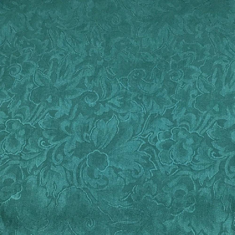 Jacquard Teal Silk Scarf - 20" ACCESSORIES - Additional Accessories - Wild Rags & Scarves Wyoming Traders