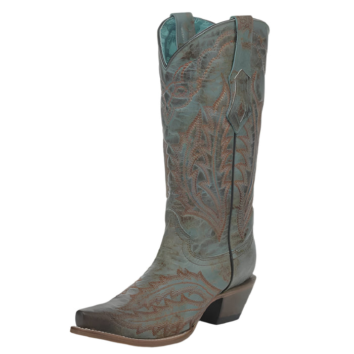 Corral Women's Tall Embroidered Turquoise Western Boot WOMEN - Footwear - Boots - Western Boots Corral Boots