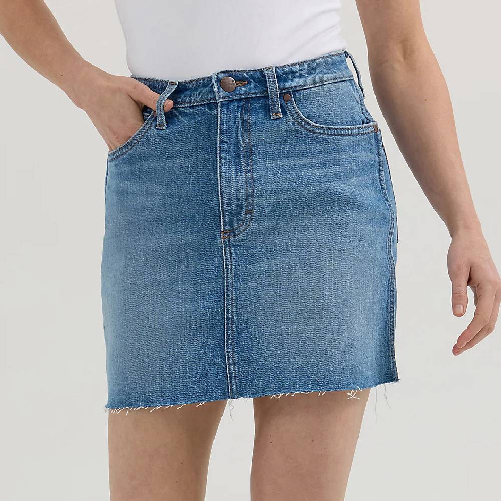 Wrangler Women's Retro Bailey Denim Skirt