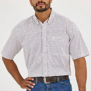Wrangler Men's George Strait Button Down Shirt MEN - Clothing - Shirts - Short Sleeve Wrangler